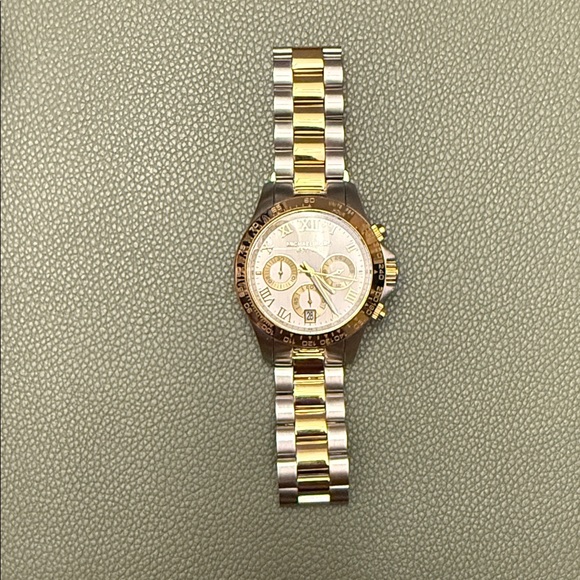 MK Two-Tone Gold and Silver Watch